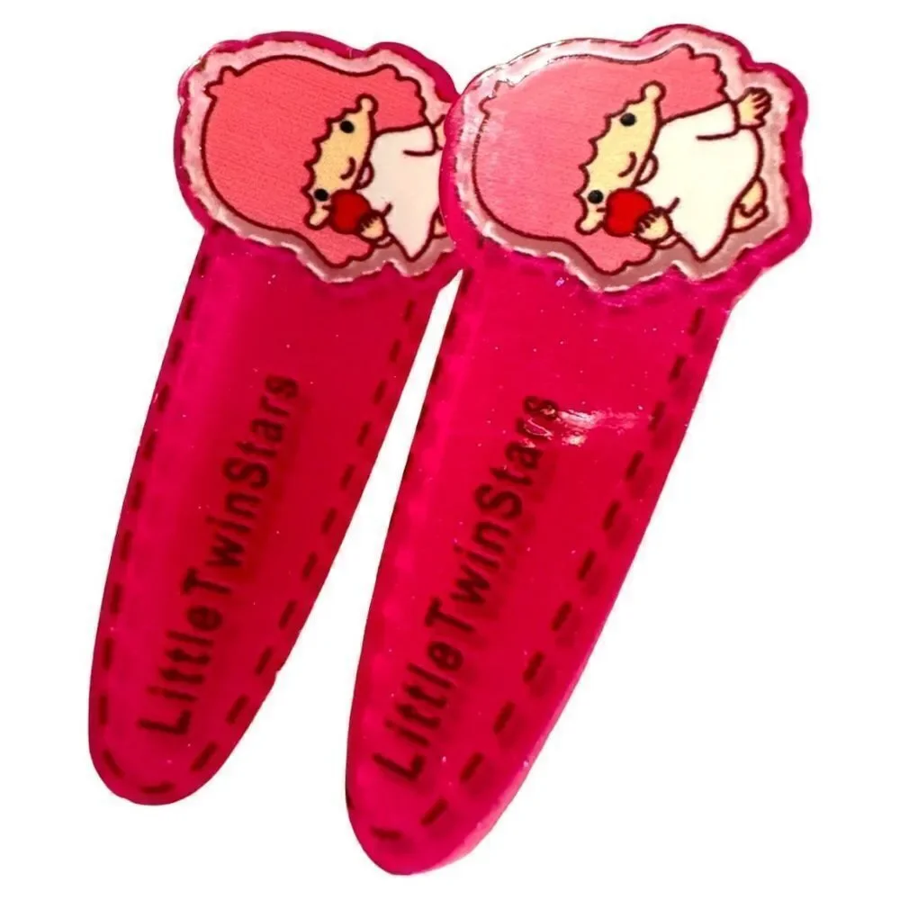 New little TwinStars Hair Accessories 2 pcs Hair Clip's